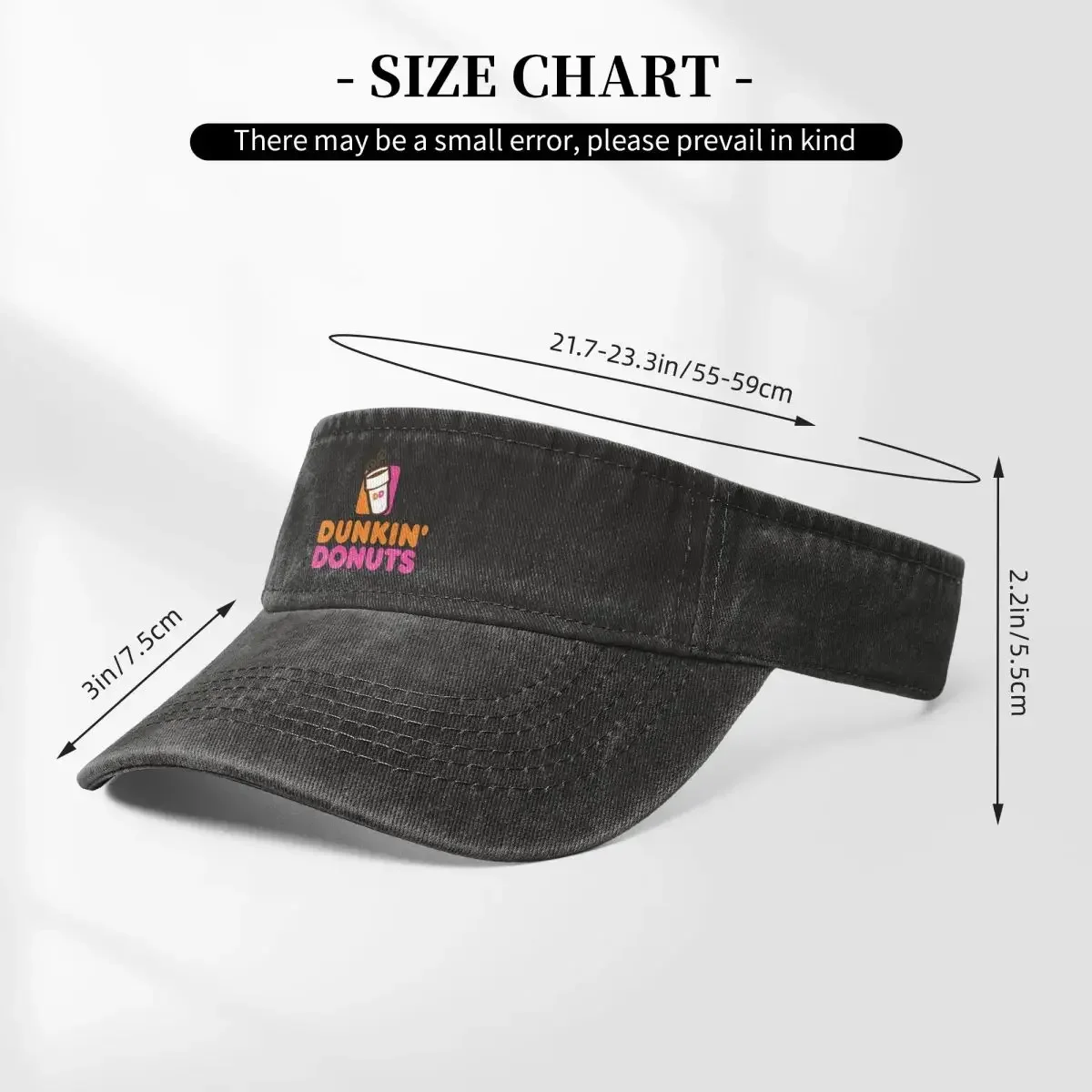 Бейсбольная кепка от солнца с логотипом Dunkin Donut летняя регулируемая бейсболка