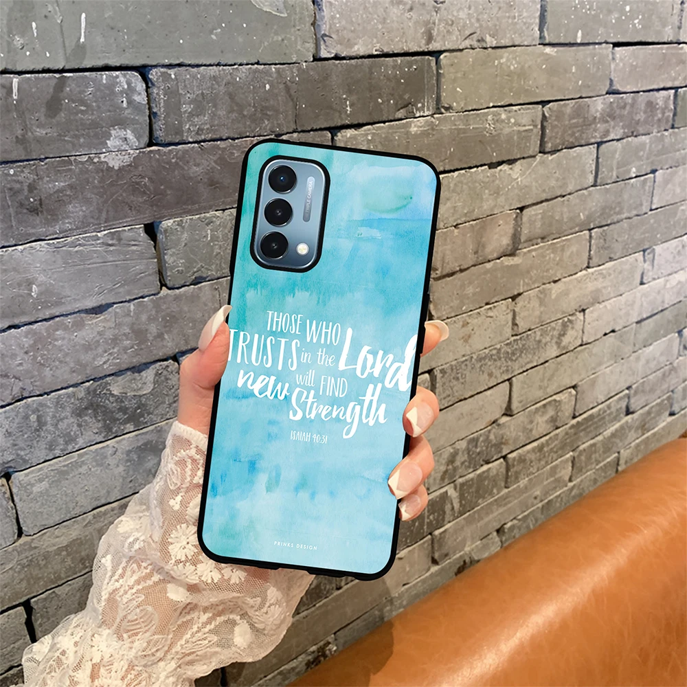 phone case for oneplus 7 7pro 8 8pro 8t 7t pro 9 9pro 6t 6 9r 10pro nord n10 2 5g n100 n200 9rt 5g bible text flower fundas free global shipping