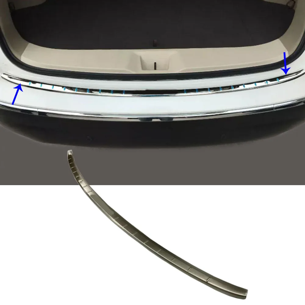 

For Nissan Murano 2015 2016 2017 2018 2019 Car Styling Exterior Threshold Rear Bumper Trim Plate Lamp Stick Frame Trunk Pedal