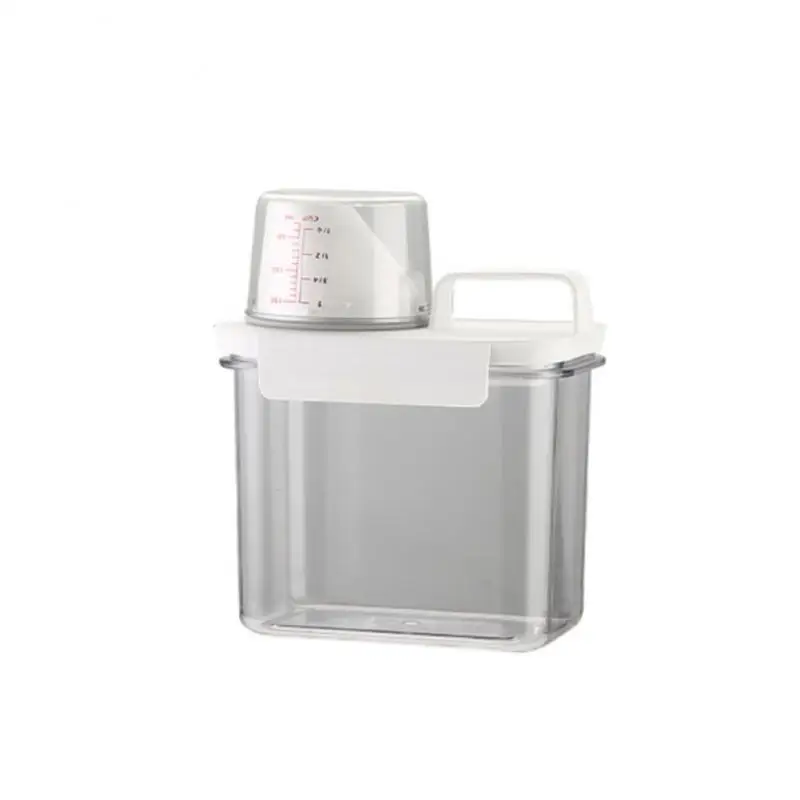 

1100/1800/2300ml Laundry Detergent Bottle Bathroom Softener Bleach Refillable Bottle Storage Bottle Waterproof Multi-Use Box