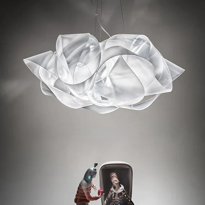 Итальянский Slamp Fabula Подвесной Светильник Теплый Белый Цветок Спальня Блеск