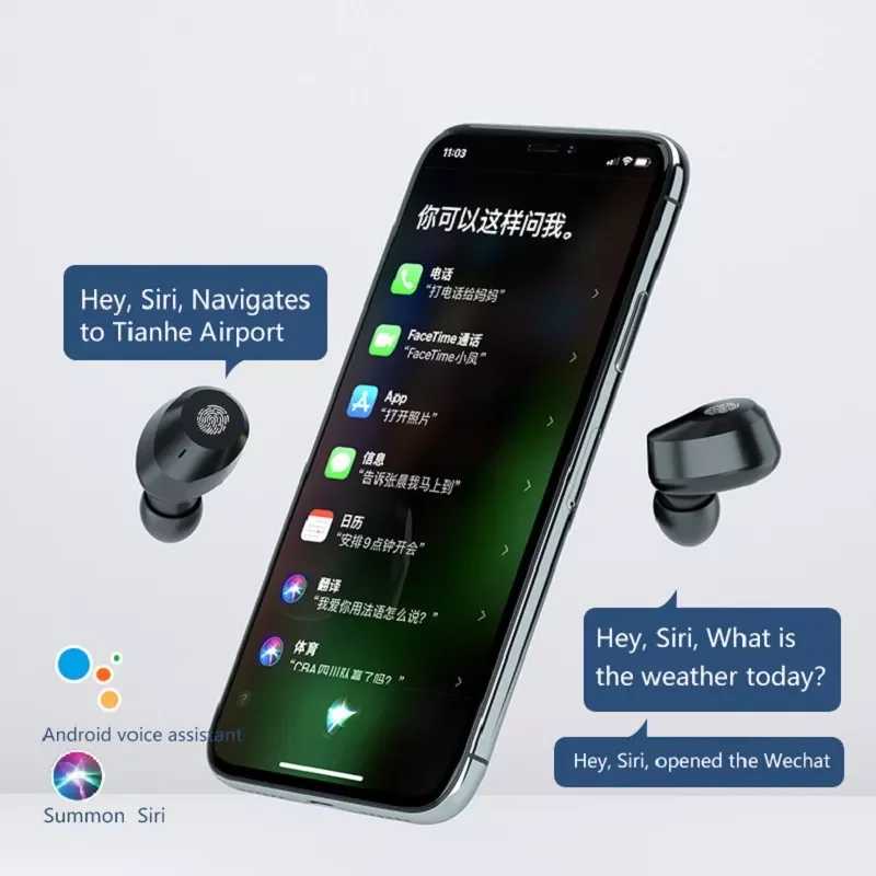 Новая индивидуальная модель TWS Bluetooth-гарнитуры беспроводная бинауральная