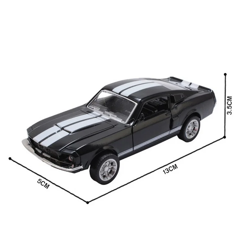 Акция имитация 1:32 Сплав Ford Mustang GT функция открытия и возврата двери Игрушечная