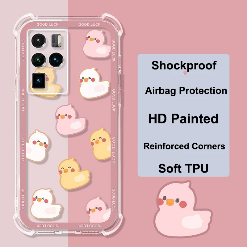 Прозрачный силиконовый мягкий защитный чехол из ТПУ для ZTE Axon 30Ultra телефона Nubia