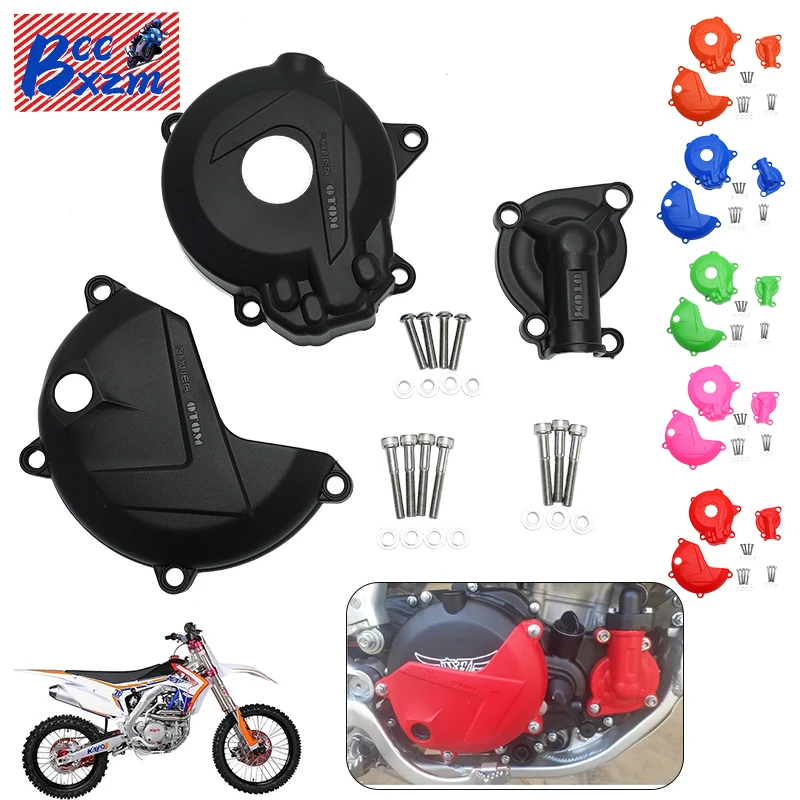 

Motorcycle Magneto Pump Cover Engine Clutch Cover For KAYO K6 T6 BSE J5 RX3 ZONGSHEN NC250 NC 250CC ZS250GY-3 4 Valves