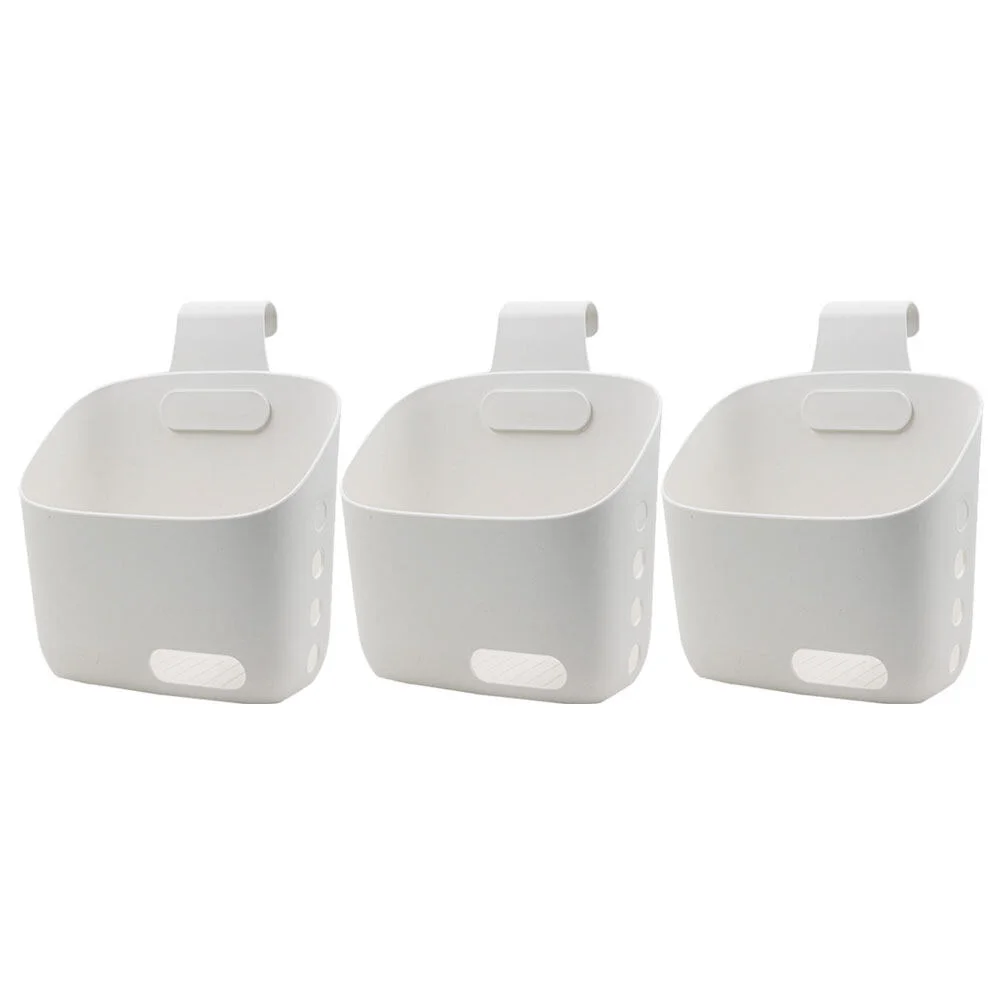 

3 шт., пластиковые подвесные корзины с крючками