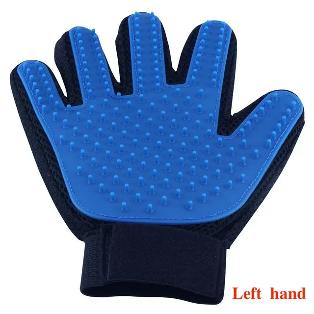 

Dog brush Glove finger cleaning Massage Glove for Pet cat Grooming comb hair gloves animal Deshedding toolsdog accessories