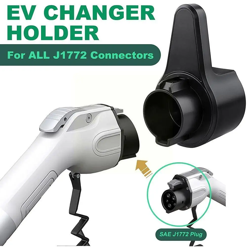 

EV Charger Holder Wall-Mount Electric Vehicle Charging Cable Holder Holster Dock for Tesla Electric Cars J1772 TYPE 2 GBT K6N1