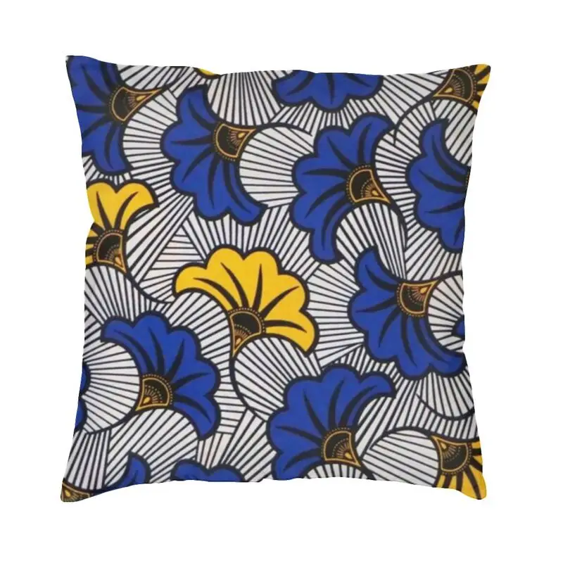 

Geometric Ankara Pattern Cushion Cover African Tribal Art Velvet Luxury Pillows Case Decor Home 45x45cm Decorative Pillowcases