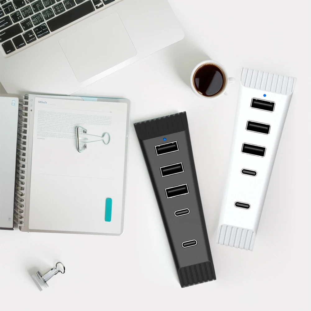 5-портовый USB-концентратор Высокоскоростной удлинитель дополнительного USB-порта