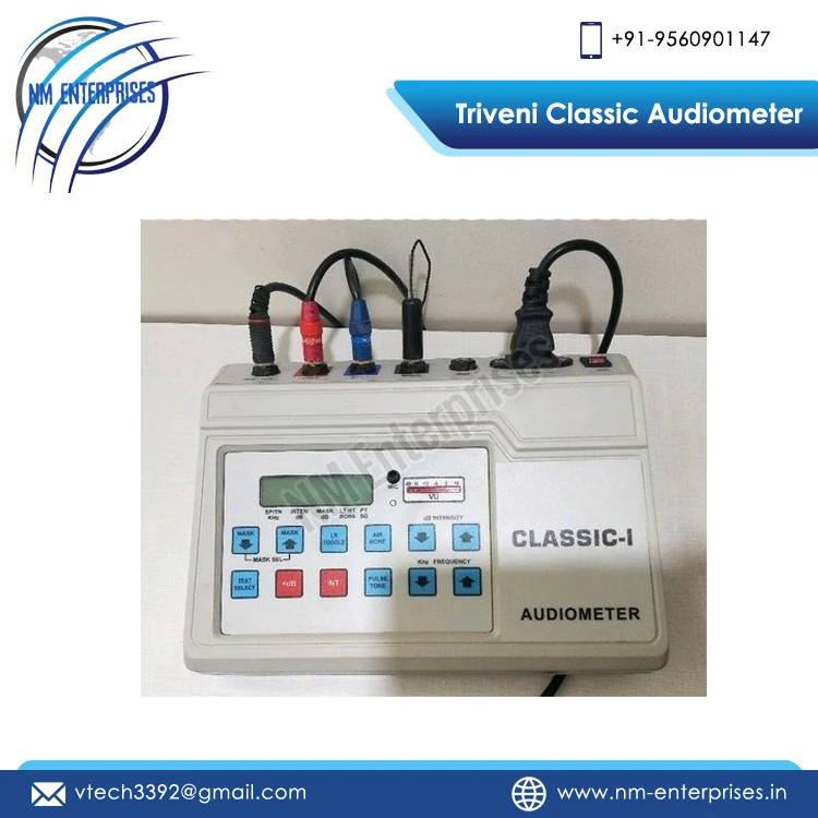 

Advanced Technology Quality Hearing Testing Triveni Audiometer at Best Price