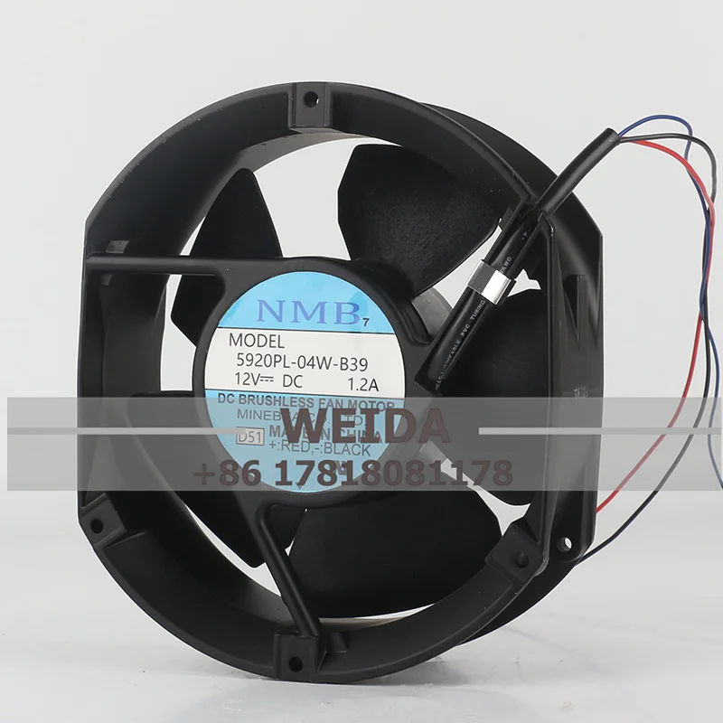 Новый оригинальный 5920PL-04W-B39/B49/B10 NMB-MAT вентилятор постоянного тока Axail 170*172*51 мм 12 В 1