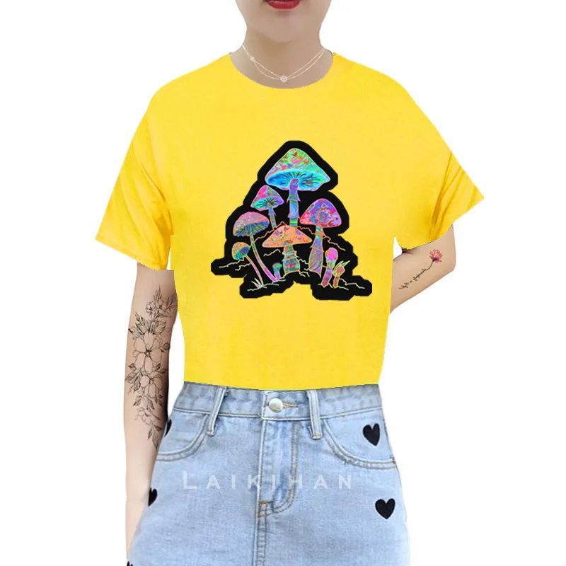 

Новинка, Лидер продаж, милая мультяшная Футболка с принтом, Женская Повседневная рубашка с коротким рукавом и принтом сада шкура, женская ле...