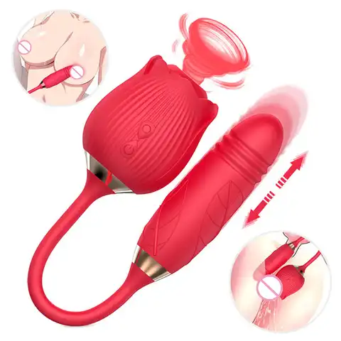 Мощный розовый Вибратор для взрослых секс-игрушка женский клитор соска на присосках, для клитора G Spot вакуумный стимулятор фаллоимитатор дл...