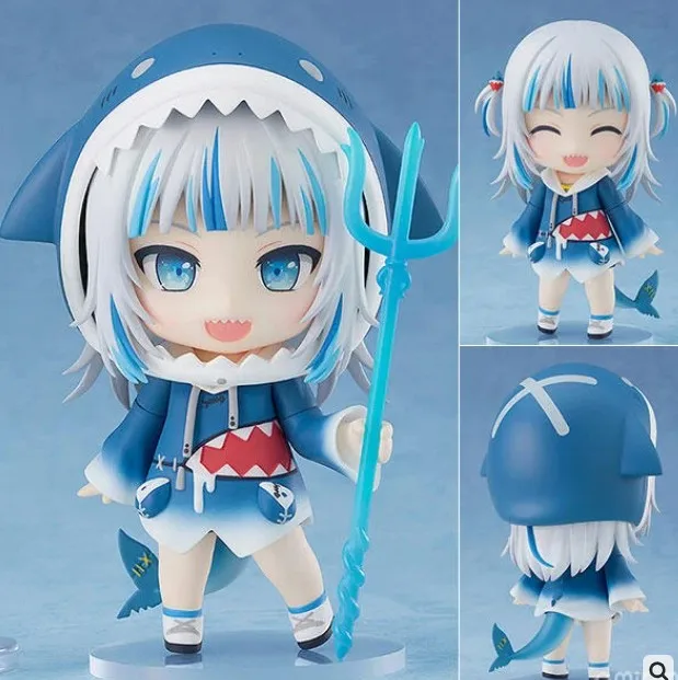 The gawr GURA  Figure Anime Chibi Figure PVC Action Model Toys Anime Figure