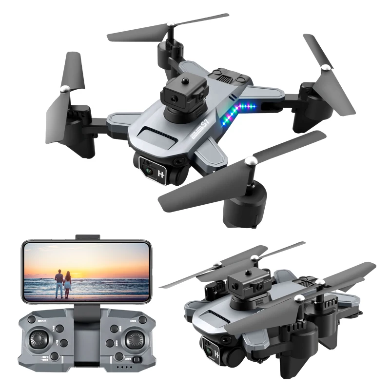 

4K Drone Professional Obstacle Avoidance ESC Camera Foldable RC Quadcopter Dron WiFi FPV Remote Control Helicopter Toy