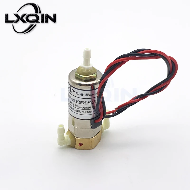 

LXQIN 3 way large format printer solenoid valve for crystaljet Phaeton Infiniti straight head valve
