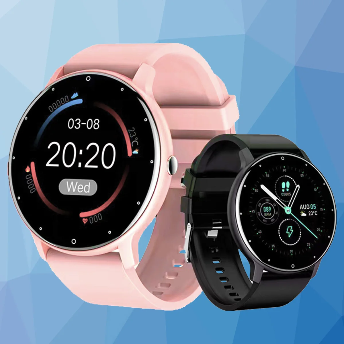 

Новинка 2023, женские умные часы с Bluetooth и функцией вызова, умные часы с мониторингом сердечного ритма и кровяного давления, водонепроницаемые мужские умные часы для фитнеса и бега