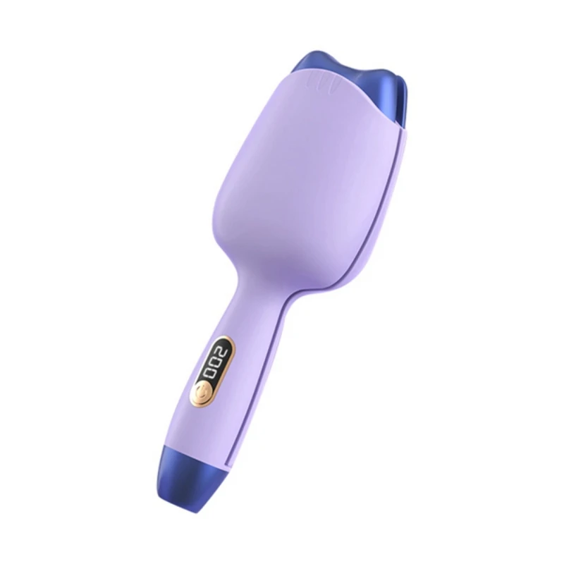 

Automatic Electric Hair Curler 32Mm Egg Curling Iron Water Ripple Styling Tools Lazy Man with Hair Curler US Plug-B