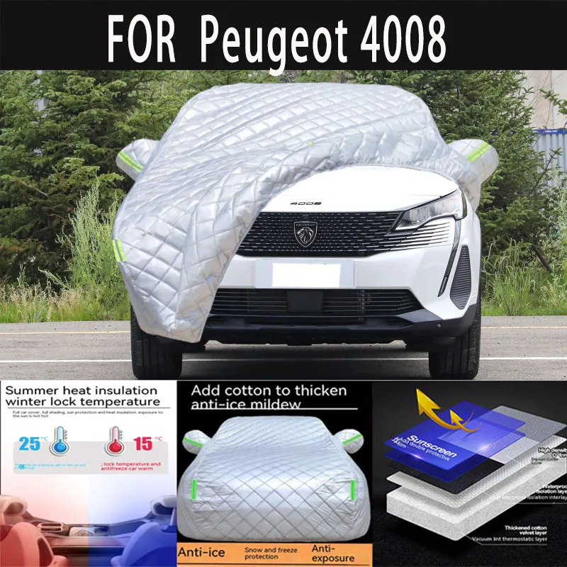 

For Peugeot 4008 auto hail proof protective cover,snow cover,sunshade,waterproof anddustproof external car accessories