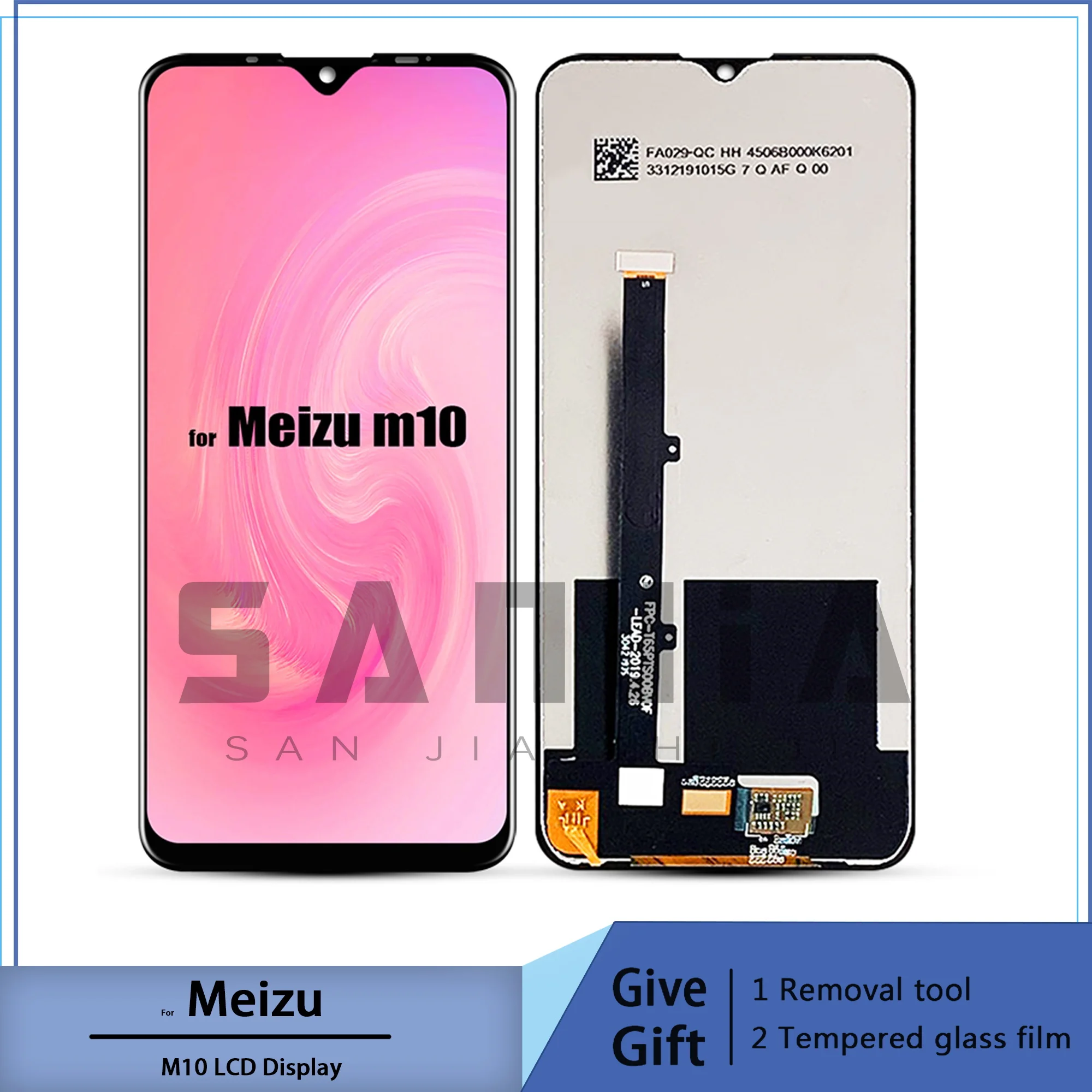 Оригинальный ЖК-дисплей meizu m10, цифровая установка meizu m10