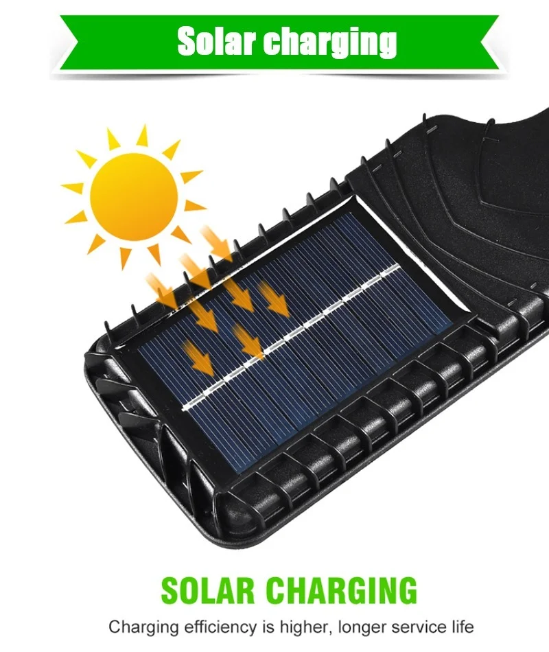 New 72COB Outdoors Solar Powered Wall  Street Light Solar Lamps Dark Sensation Porch Street Garage Garden 3 Modes Motion