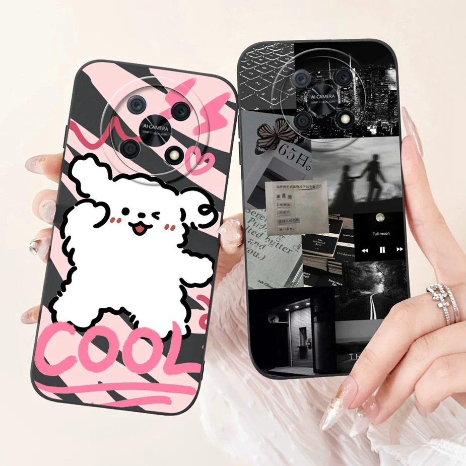 Чехол для Huawei Nova Y90 задняя крышка с милым рисунком панды мягкий силиконовый чехол