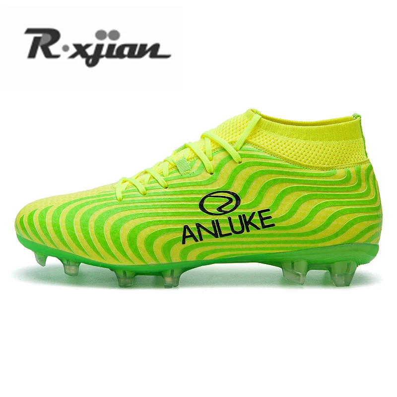 

R.xjian 2022 весна-осень мужские высококачественные низкие Нескользящие удобные уличные спортивные туфли с резиновой подошвой и шипами для футб...