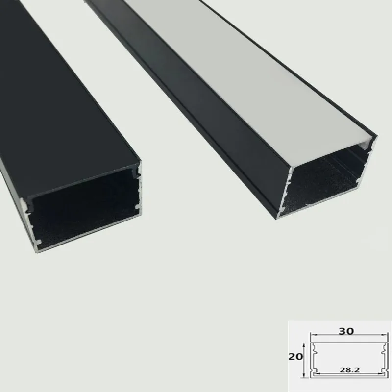 

NATORLOU LED профиль алюминиевый 100 см серебристый/черный