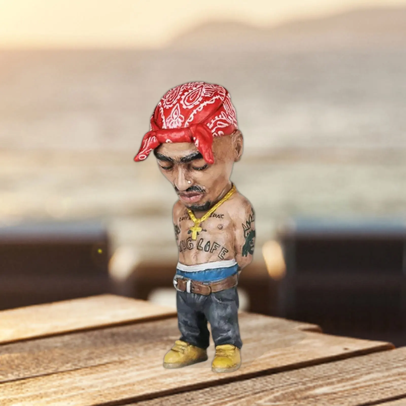 

Памятные украшения из смолы в стиле хип-хоп 1 шт., памятная статуя из смолы, ремесла, скульптура, Декор для дома и сада