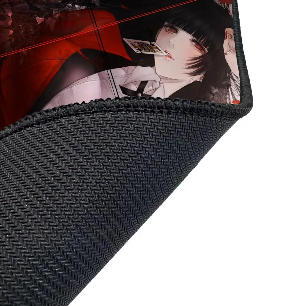 Фото Kakegurui Jabami Yumeko аниме противоскользящая скоростная версия игровая компьютерная клавиатура офисный настольный коврик игровой коврик для мыши №3