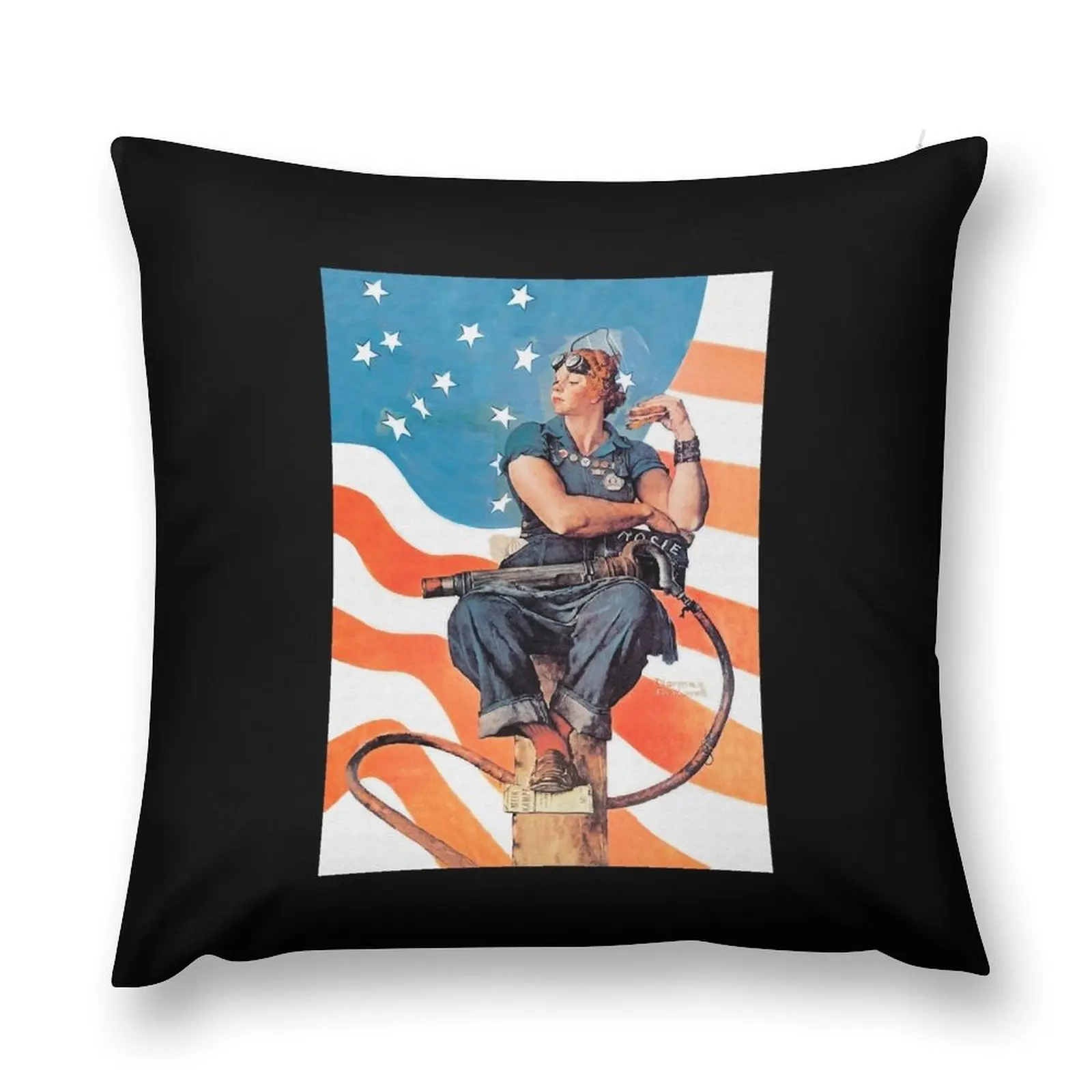 Мужская и женская наволочка с рисунком Норман Роквелл