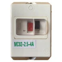 motor circuit breaker waterproof protection switch with shell mc02 series ac motor circuit breaker protection circuit breaker