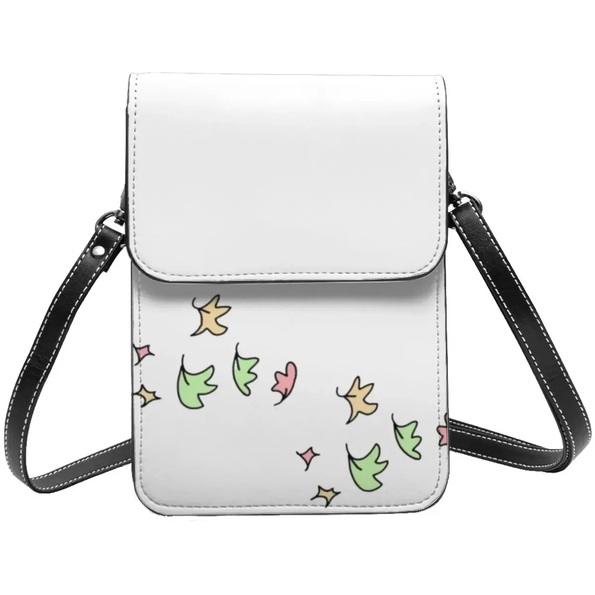 

Heartstopper Flying Leaves Shoulder Bag Charlie And Nick Hi Novel Vintage Leather Streetwear Mobile Phone Bag Women Fashion Bags
