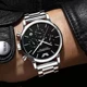 2022 New Fashion Mens Watches Top Brand Luxury Stainless Steel Sports 24 Hours Chronograph Quartz Watch Men Relogio Masculino Other Image