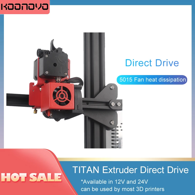 Титановый экструдер с прямым приводом комплект для быстрой печати на коротком