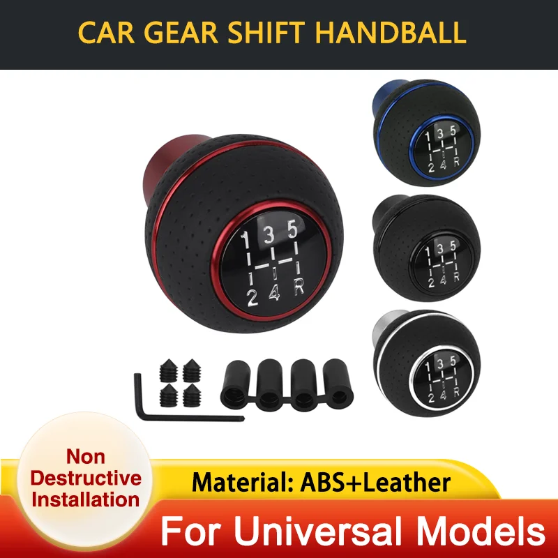 

for Manual Transmission Automatic Gear Level Knob Shift Lever 5 Speed Aluminium Universal Car Gear Shift Knob M8 M10 M11 M12