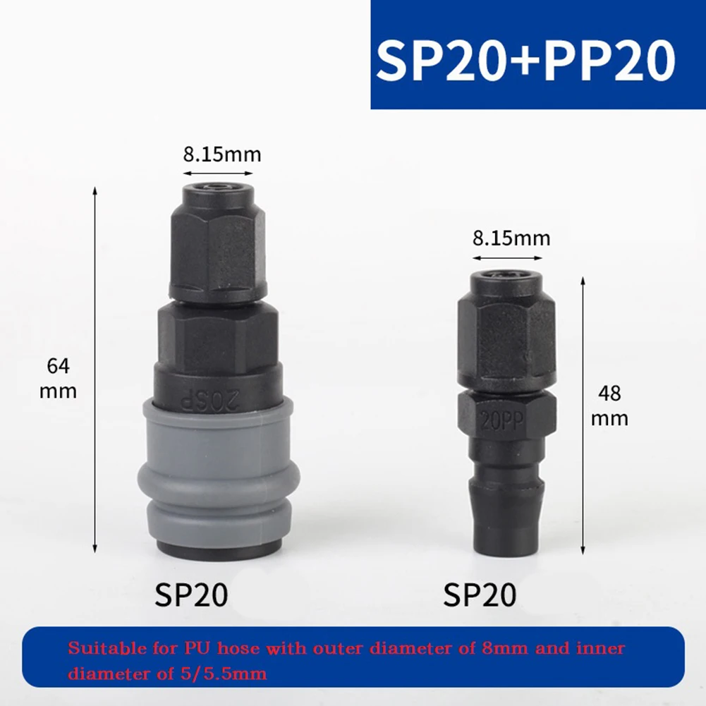 

Quick Connector Precise Automatic Locking C Type Self Locking Quick Connector for Pneumatic Compressor Fittings