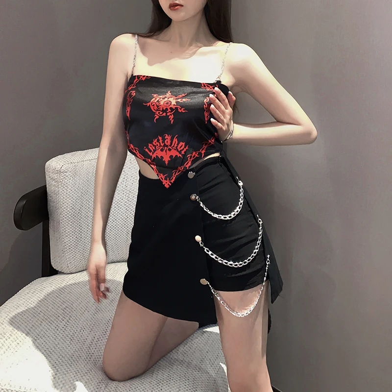 

Fashion Women Group Jazz Dance Clothes Printed Top Black Shorts Gogo Dance Costume Stage Show Kpop Outfit Clubwear XS5855