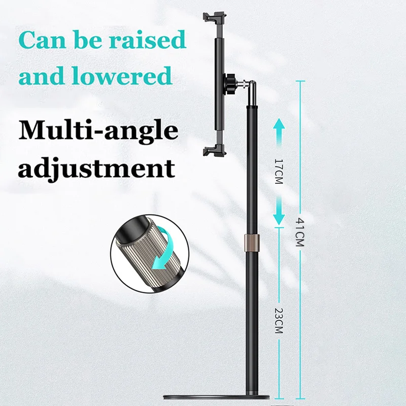 Aluminum alloy Scalable Desktop Tablet Phone Stand Holder Adjustable Support For iPad Pro 12.9 iPhone Desk Mount Bracket |