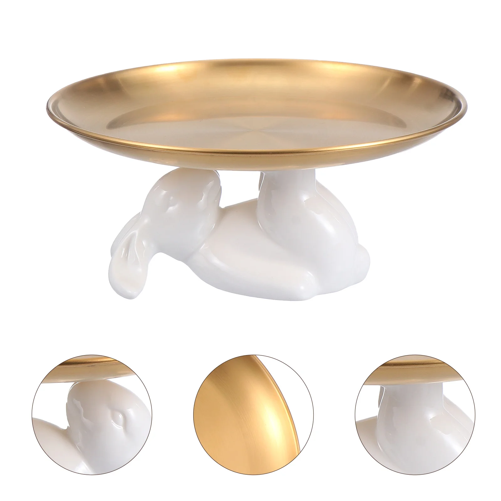 

Display Ceramic Stand Tray Cake Dish Cupcake Bread Dessert Bunny Plate Ceramics Holder Jewel Wedding Organizer Jewelry Earring