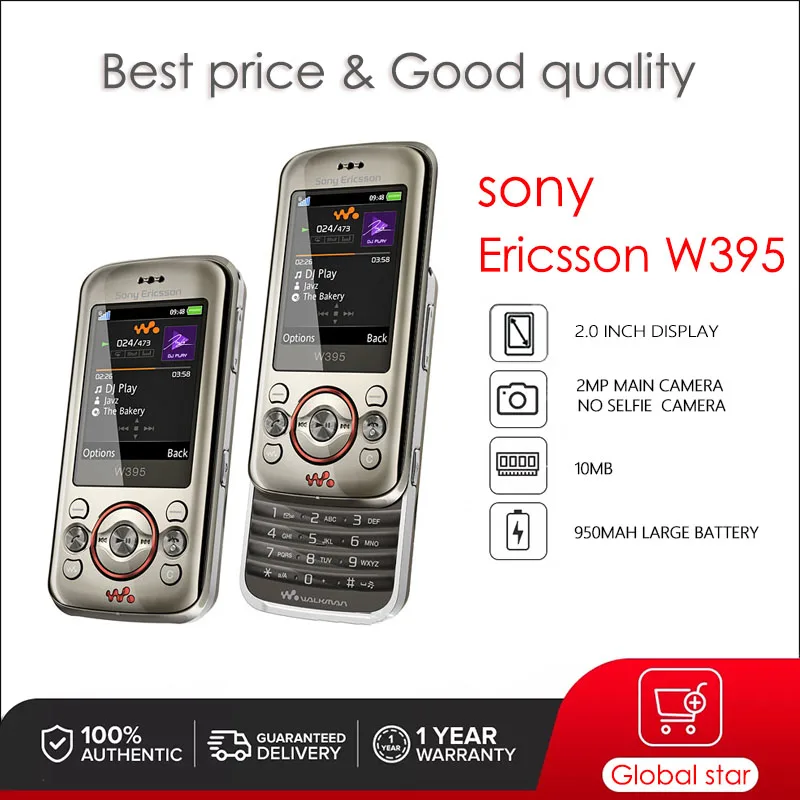 

Sony Ericsson W395 задняя крышка Бесплатная доставка Высокое качество