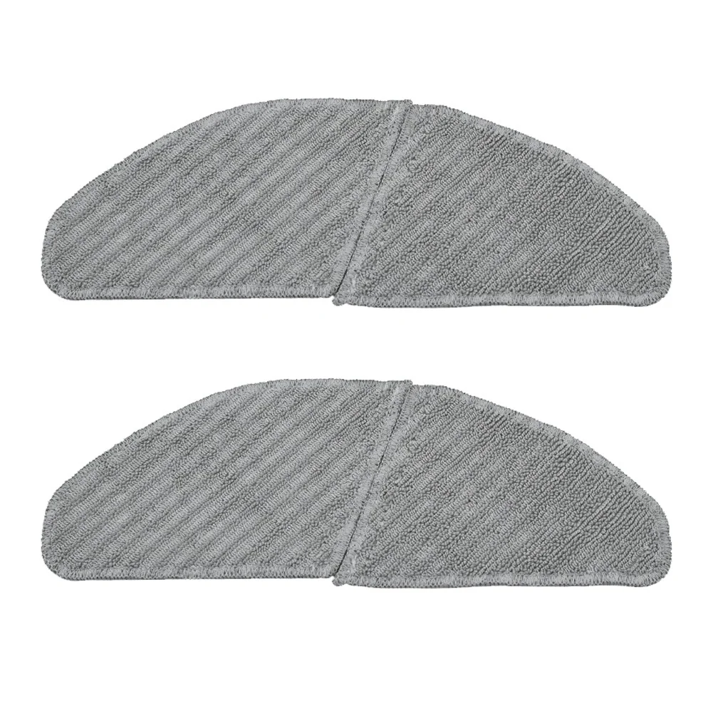 2Pcs Robot Vacuum Cleaner Mop for Midea S8+ M7 Pro Sweeping Polyester Swipe Wipe Cloth Pads