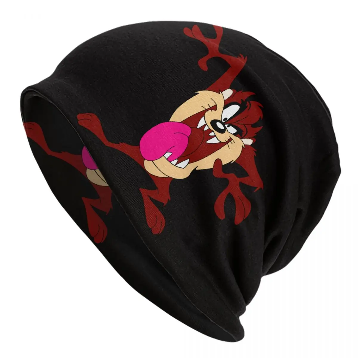 

Taz Cartoon Comic Skullies Beanies Caps Unisex Winter Warm Knitted Hat Hip Hop Adult Tasmanian Devil Bonnet Hats Outdoor Ski Cap