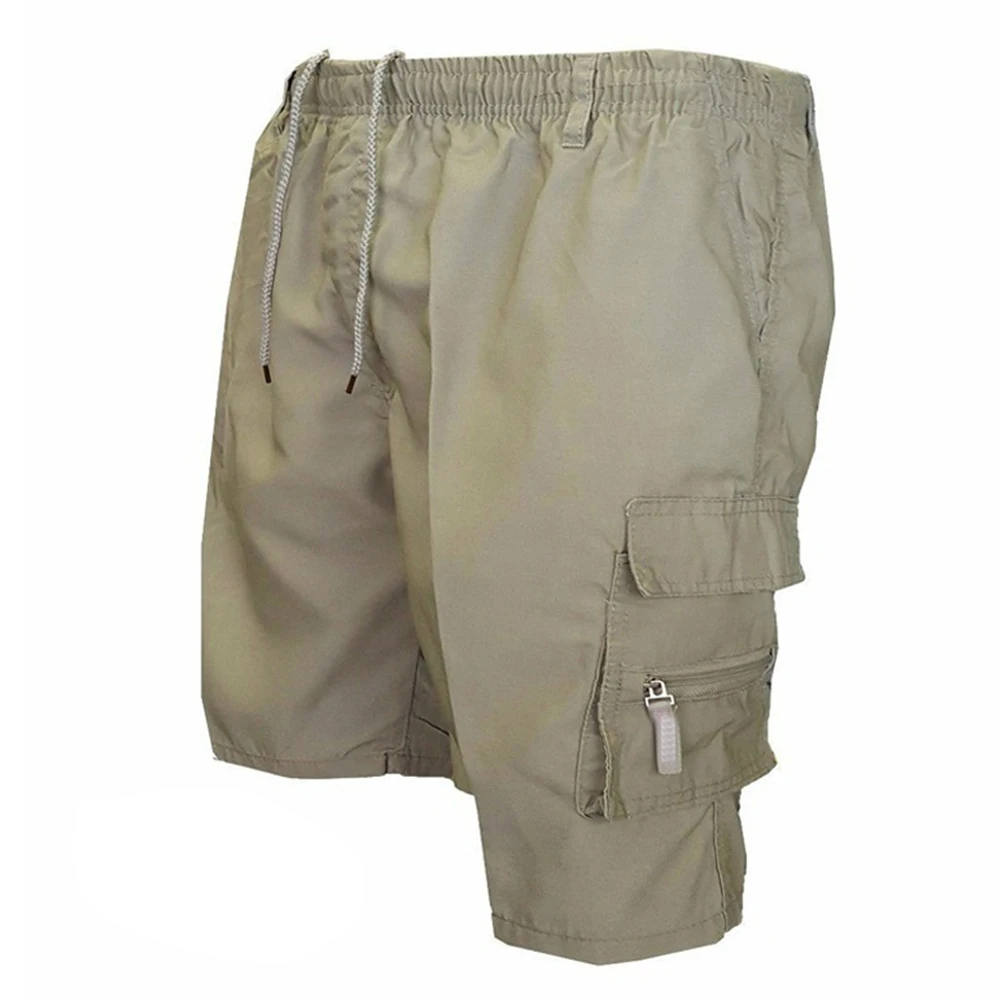 

Drawstring Baggy Cargo Shorts Pants Multi-pockets Drawstring Cargo Shorts Pants