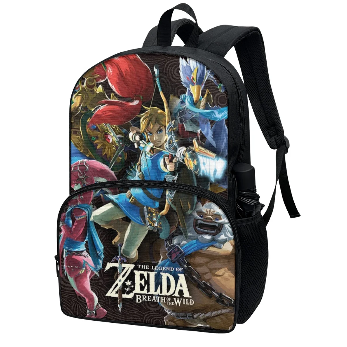 FORUDESIGNS Zelda Game Print Backpacks Boys Shoulder Bags for Travel Men Laptop Backpack Teenager Children School Bags Bookbag