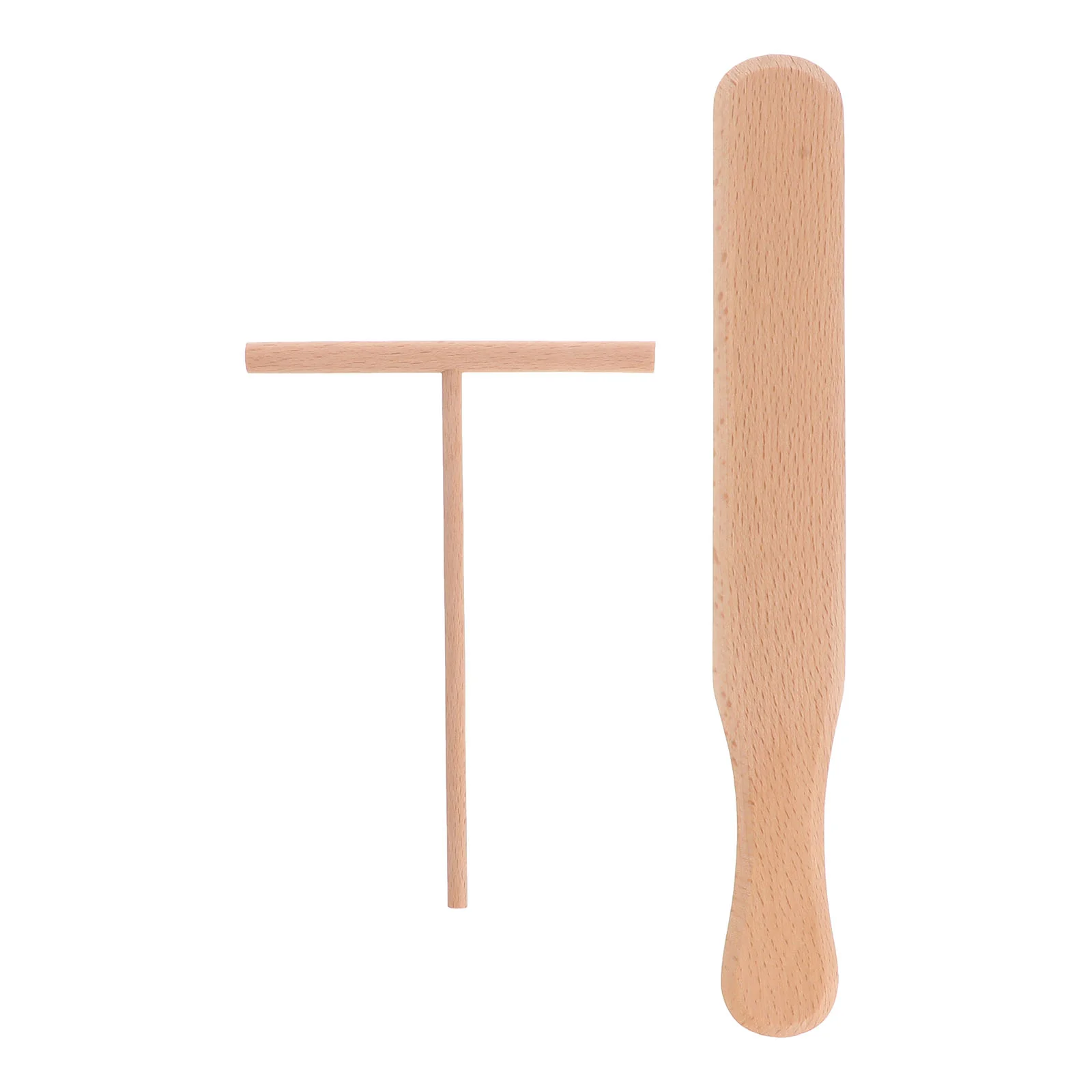 

Crepe Spreader Wooden Spatula T Batter Maker Tools Kitchen Tortilla Shape Dough Turner Oil Spreading Crepes Pancake Beechwood