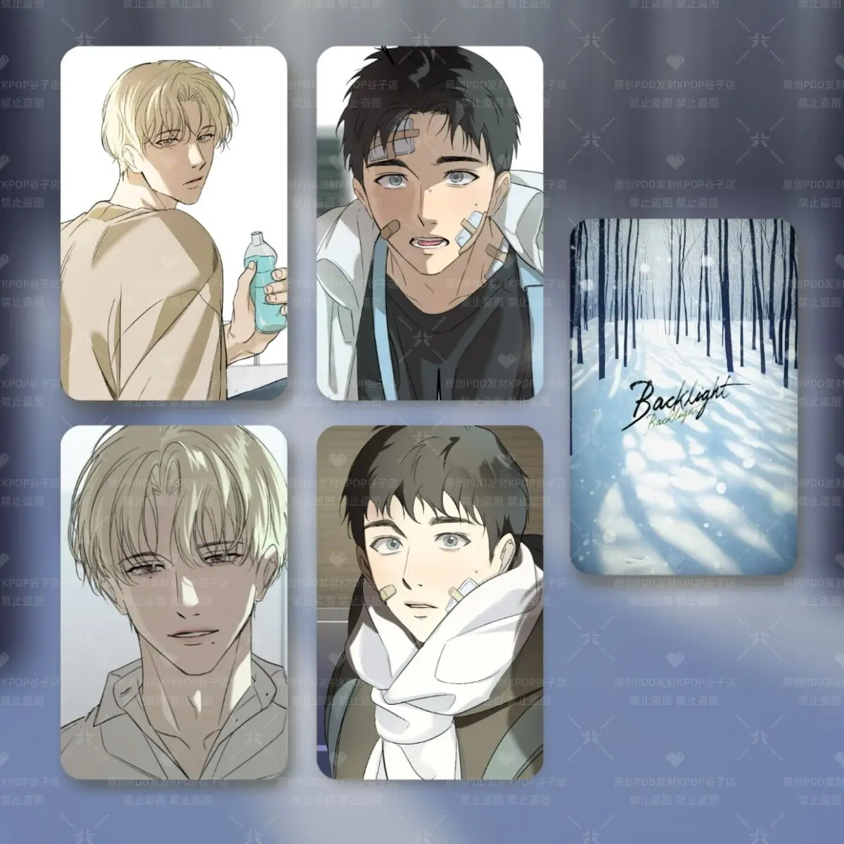 

Подсветка аниме фотокарточка Baek Yeongwoon 3 дюйма 10 шт