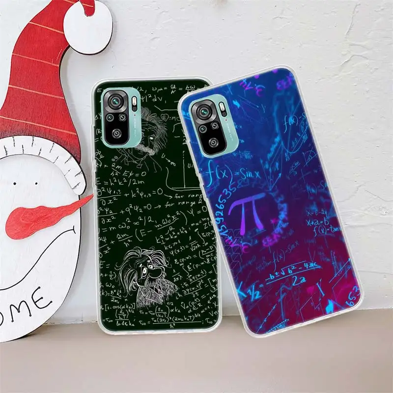Чехол для телефона с формулой химической математики Xiaomi Poco X3 NFC X4 F4 GT M3 M4 M5 M5S X7 X5 X6