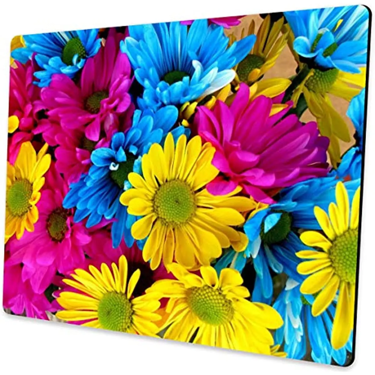 

Colorful Flower Mousepad Computer Mouse Pad with Personalized Design Office Non-Slip Rubber Mouse Mat 9.5X7.9 Inch